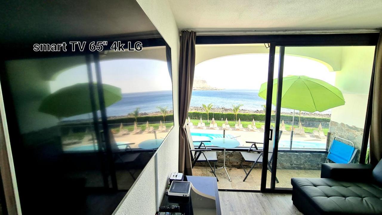 פלאיה דל קורה Oceanfront Deluxe-45M,Heated Pools,2Aircondition, 2Tv-65",Dishwasher,600Mb,Lift,Amadores View ! מראה חיצוני תמונה