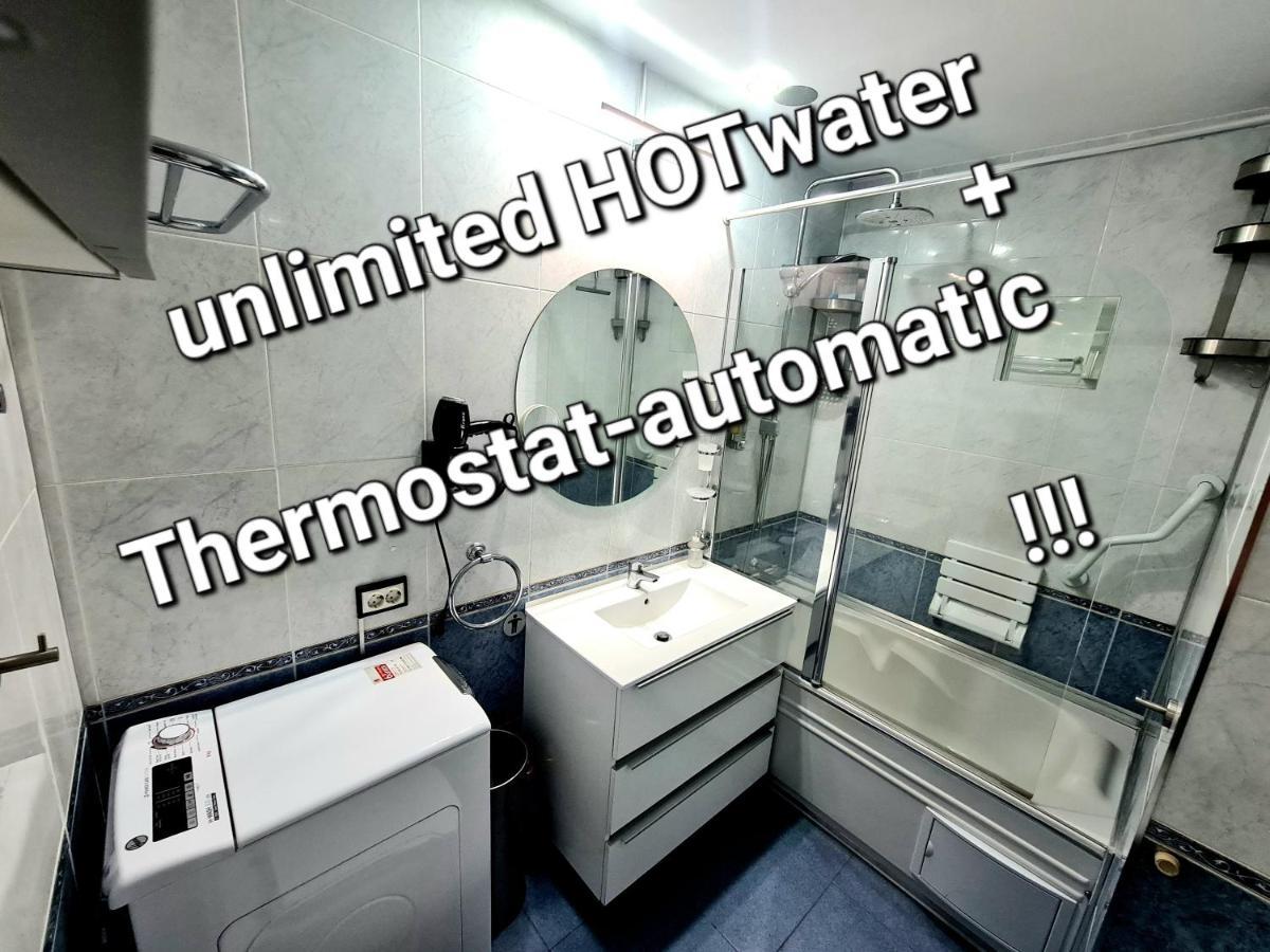 פלאיה דל קורה Oceanfront Deluxe-45M,Heated Pools,2Aircondition, 2Tv-65",Dishwasher,600Mb,Lift,Amadores View ! מראה חיצוני תמונה
